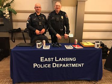 Photo of MSUPD at the 2019 Career Fair