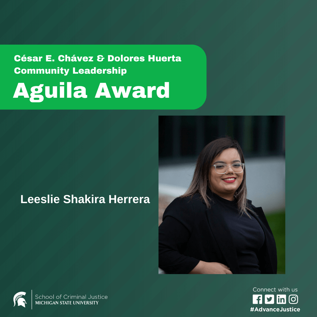 Leeslie Shakira Herrera Receives 2023 Aguila Award